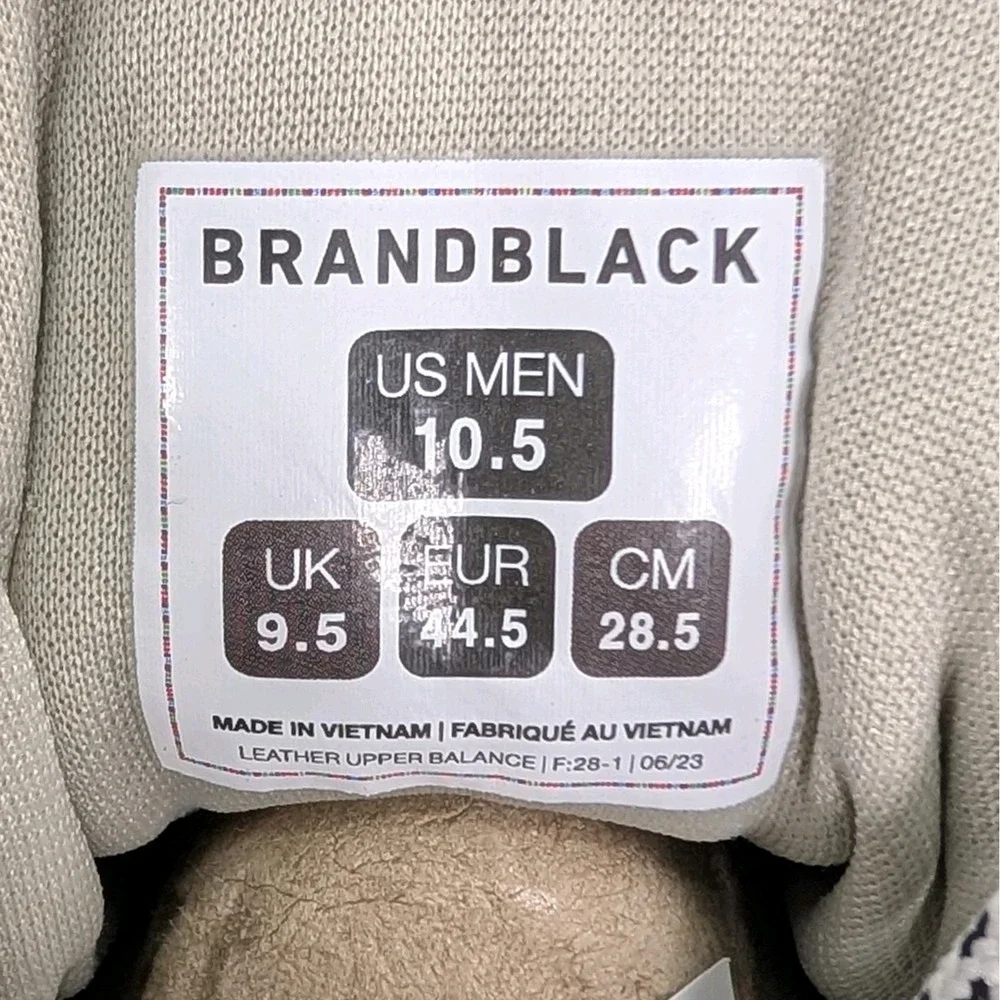 Brand Black Santa Monica Suede Sneaker In Grey Pink Vibram Sole Mens 10.5 M760BB